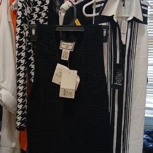 April Cornell Black Sleeveless Blouse